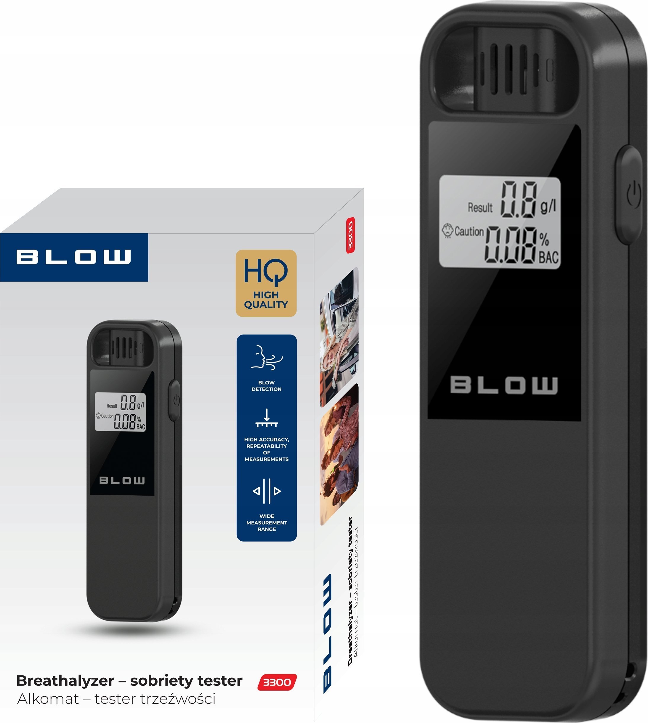 4World Alkomat-tester trzewoci BLOW 3300