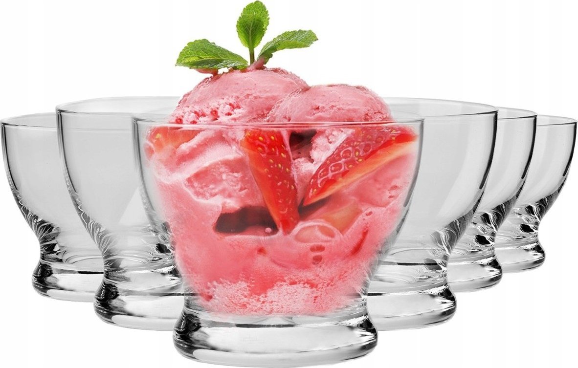 Krosno Pucharki do deserów lub lodów Pure KROSNO 6szt