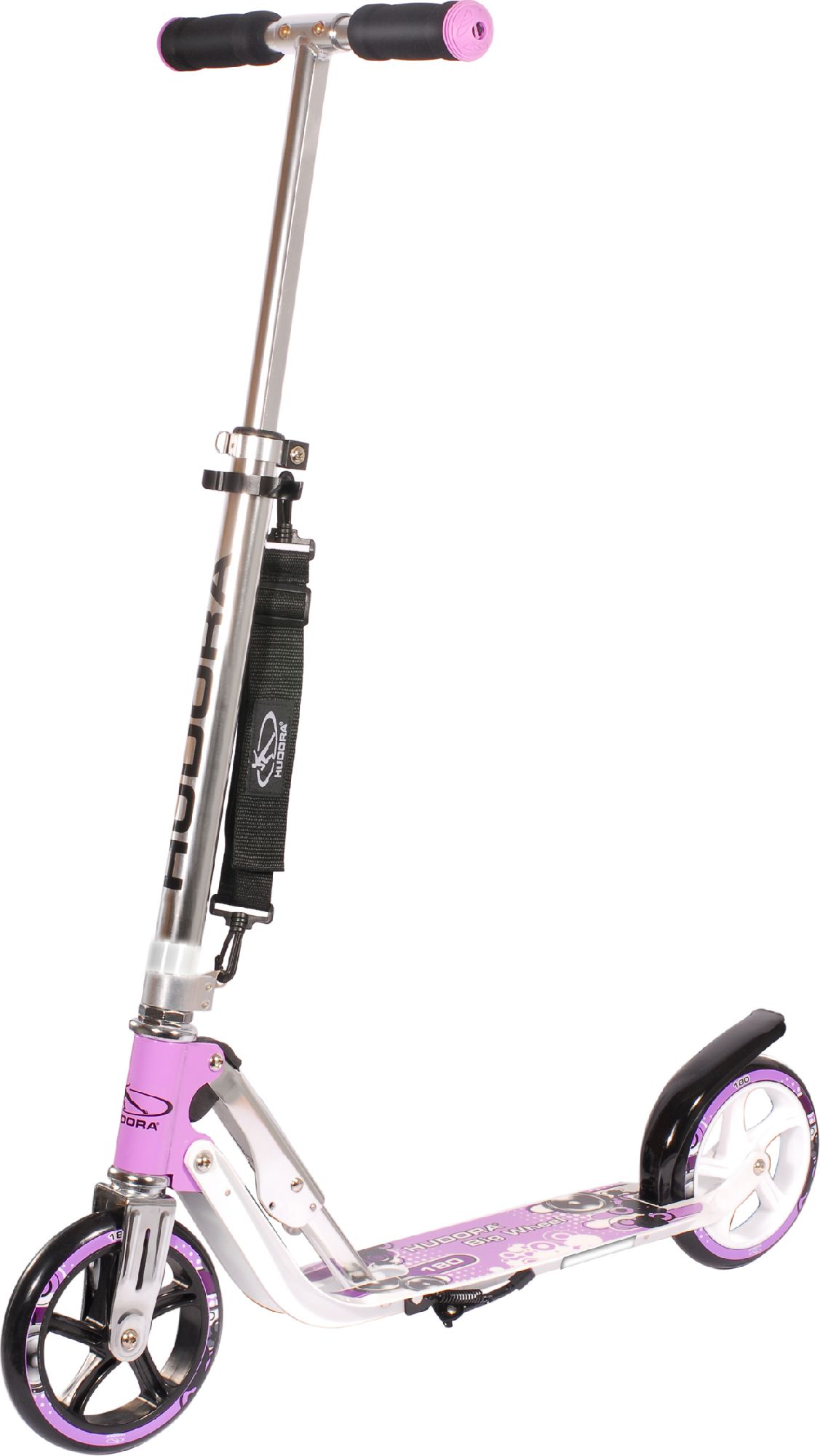 Hulajnoga Hudora Big Wheel 180 Fioletowy (14746)