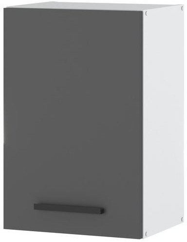 szafka kuchenna wisząca modułowa z uchwytami 40cm blande biała szara mat