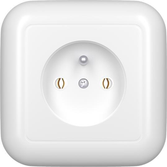 Plastrol Gniazdo wtyczkowe pojed. p/t 2p+Z z uziemieniem 250V PLAST-ROL