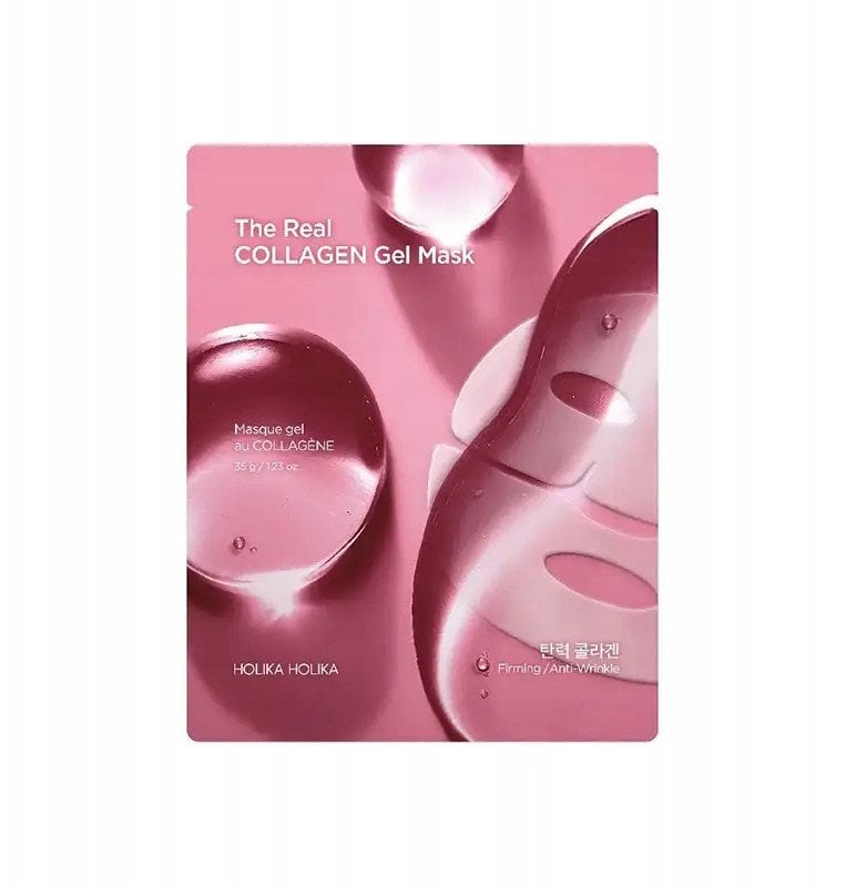 HOLIKA HOLIKA_The Real Collagen Gel Mask hydrożelowa maska całonocna poprawiająca elastyczność 35g