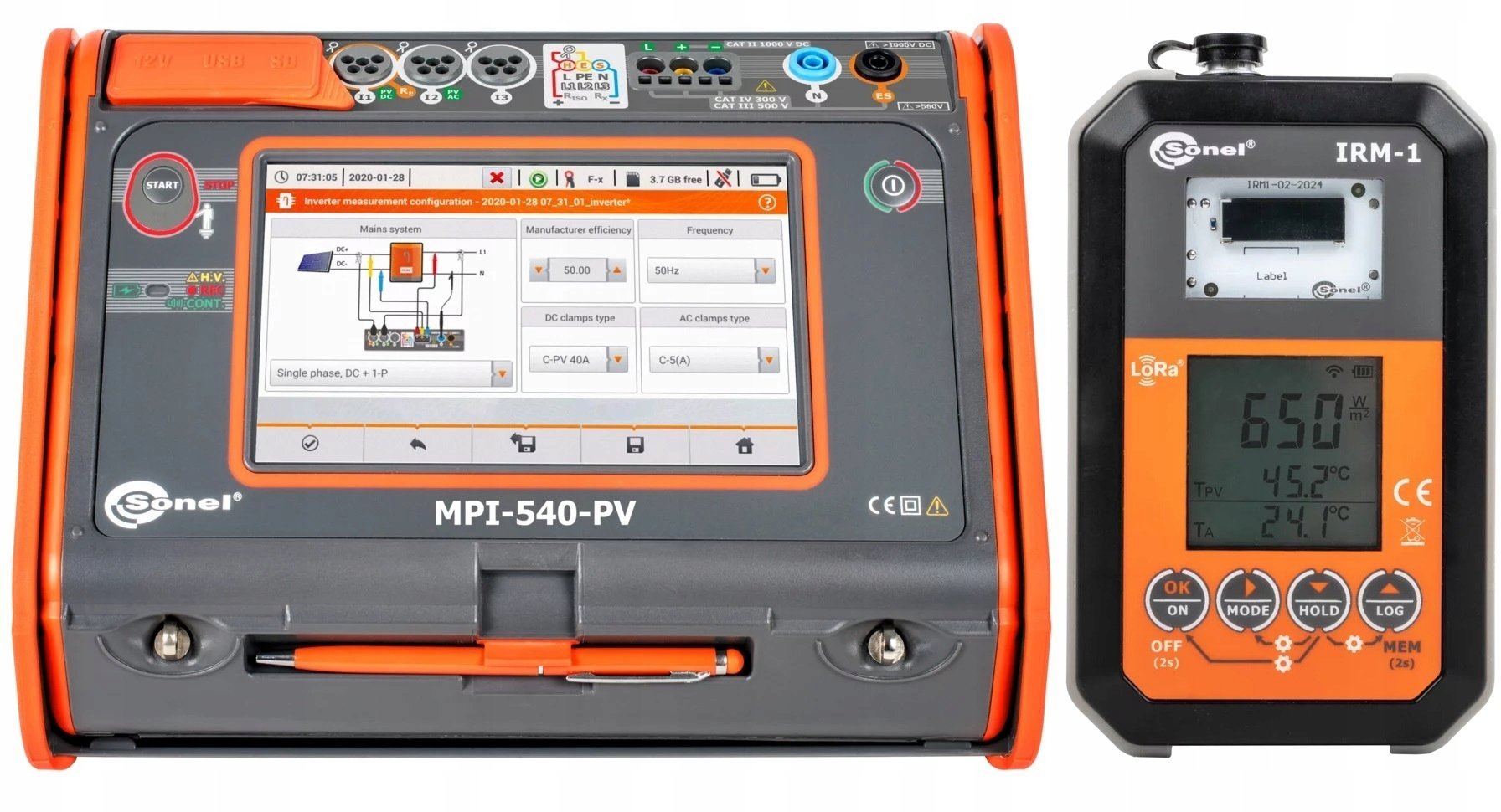 Miernik parametrów instalacji elektrycznych i fotowoltaicznych MPI-540-PV Solar WMPLMPI540PVIRM1