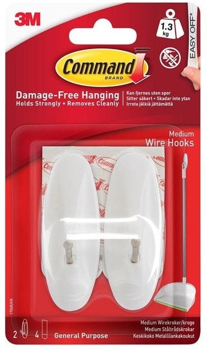 COMMAND MEDIUM NAIL HOOK 17068-CEE 2 HO