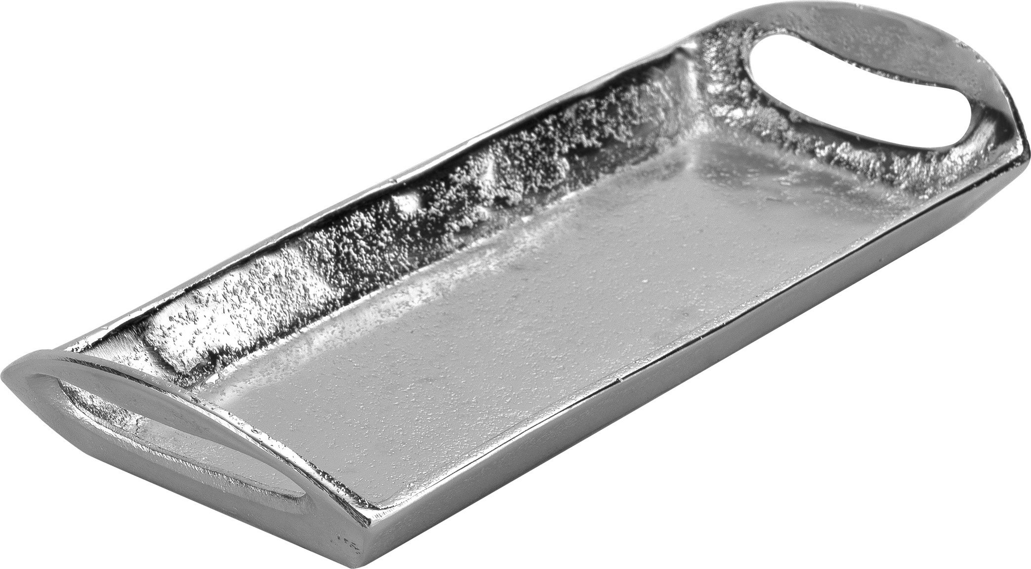 Ewax Taca dekoracyjna 32,5x12x5 cm srebrna EW2594