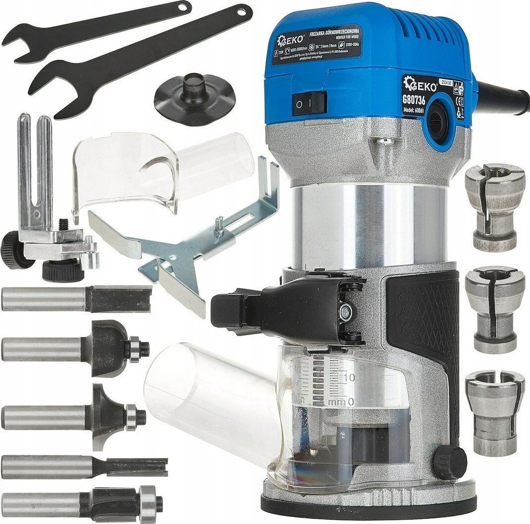 Frezarka górnowrzecionowa 710W z regulacją obrotów (6)