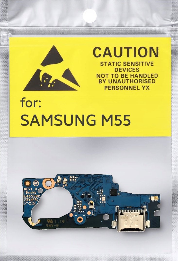 Zila PŁYTKA GNIAZDO ŁADOWANIA USB DO SAMSUNG M55 SM-M556B (5904858345397)