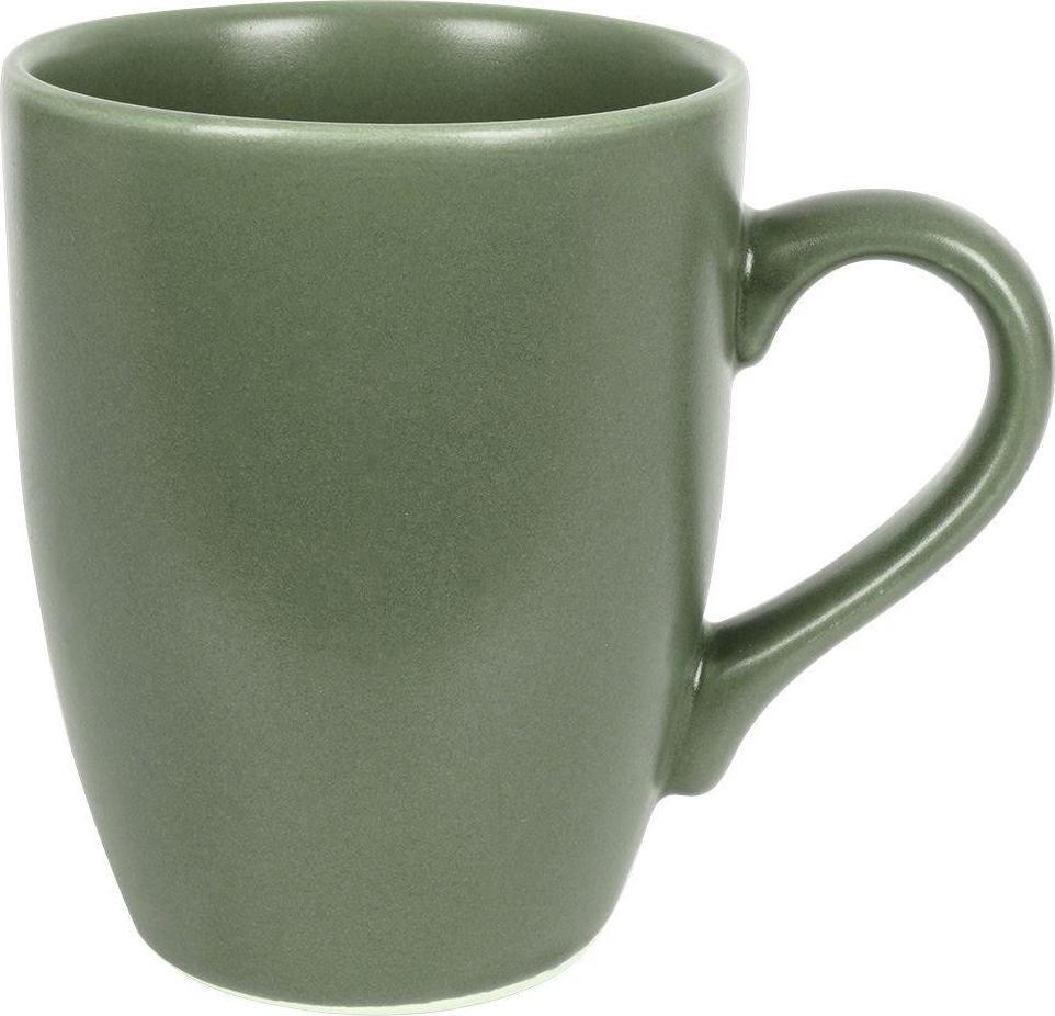Orion Kubek z uchem do picia kawy herbaty napojów ceramiczny zielony alfa 350 ml