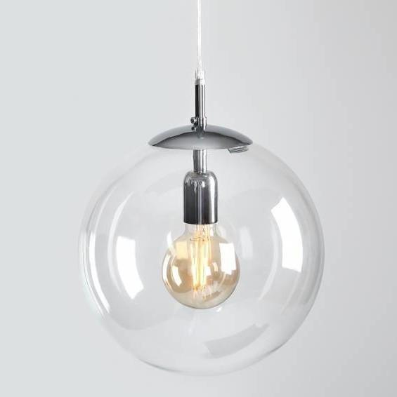 Lampa wisząca Aldex Lampa wisząca zwis Aldex Globus 1x60W E27 chrom 562G2