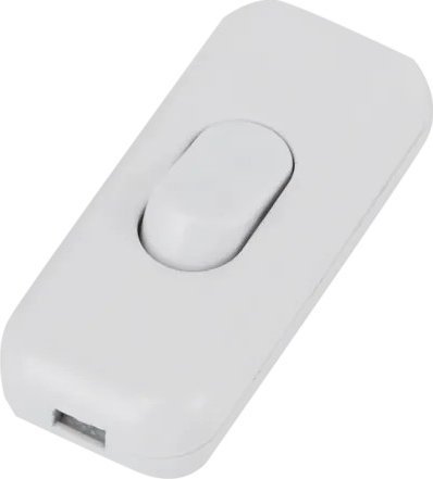 Aigostar Przełącznik kablowy 4A biały Przełącznik kablowy 4A biały