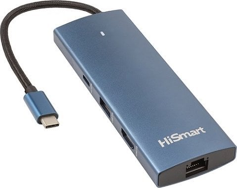 HUB USB Extra Digital Adapter USB Type-C - HDMI, LAN, 3x USB Type-A, 1x USB Type-C, PD100W, SD+TF