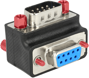 Delock DB-9 - DB-9, Czarny (65593)