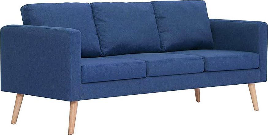 Elior Trzyosobowa niebieska kanapa - Lavinia 3X