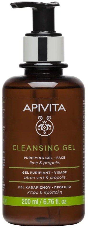 APIVITA_Cleansing Gel Purifying?Gel Face Lime & Propolis oczyszczający żel do twarzy z Limonką i Propolisem 200ml