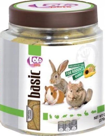 Lolo Pets Classic Karma uzupełniająca Basil dla królika 270g (LO-71081)