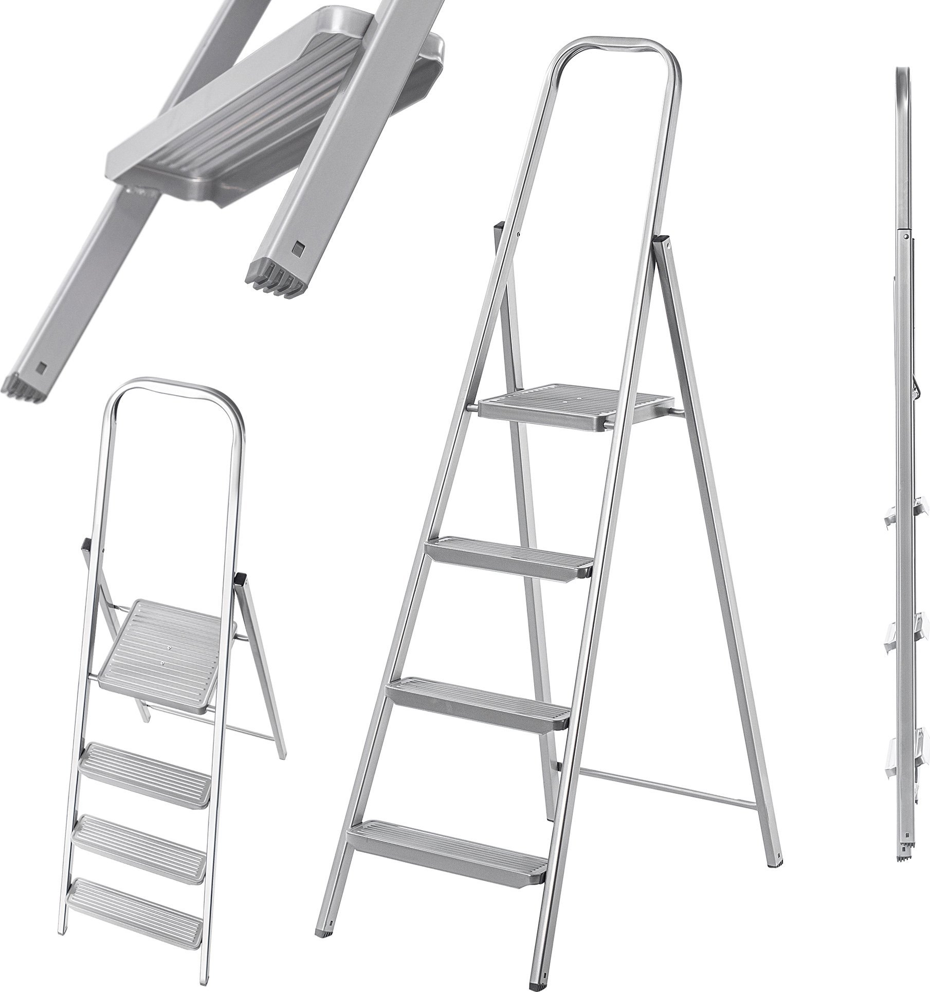 Kadax KADAX Drabina stalowa Steel Home 4 stopnie