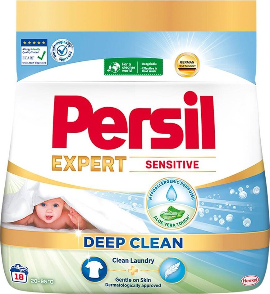 Persil Persil Expert Sensitive proszek do prania białych tkanin 990g
