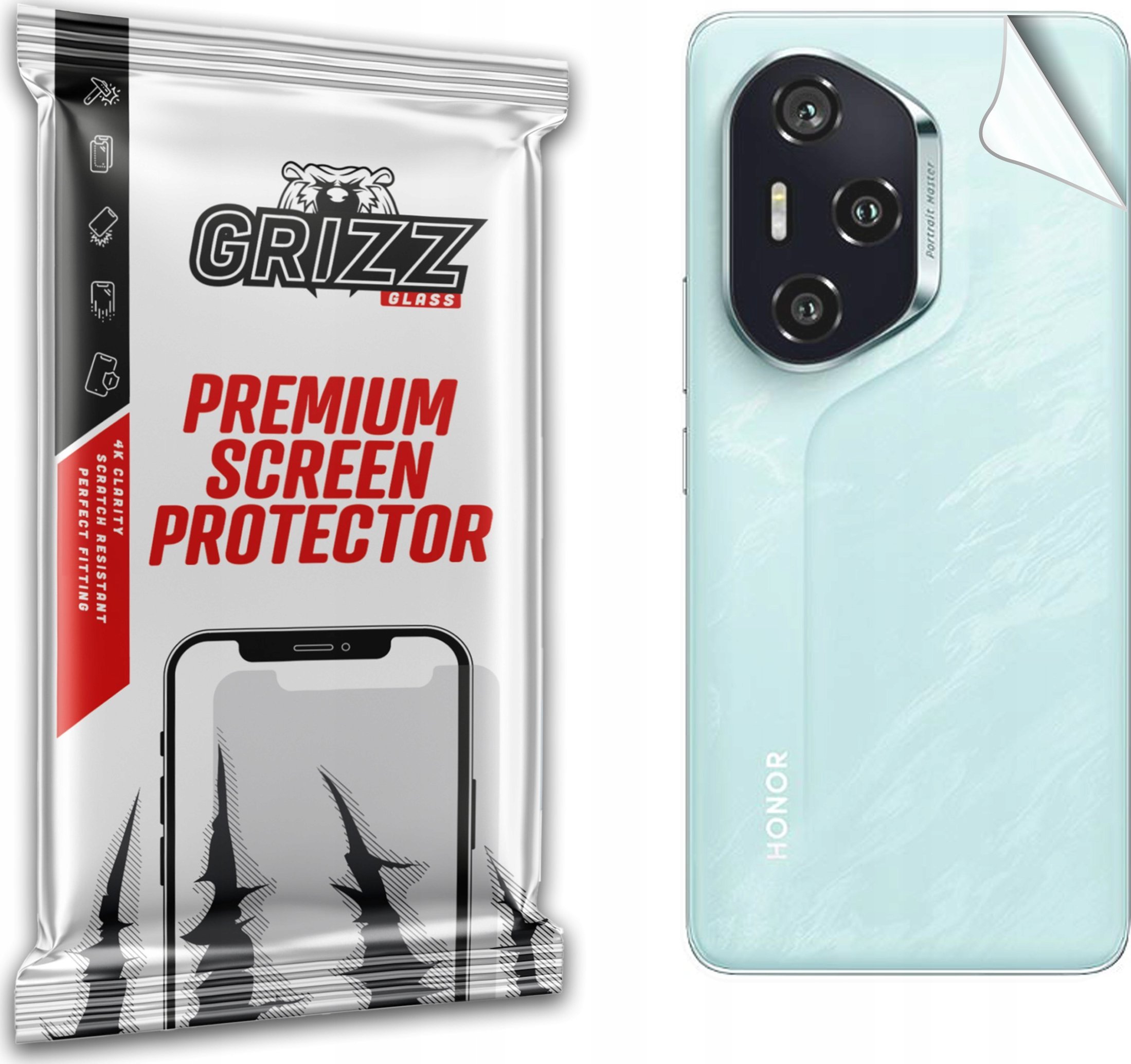Folia na tył GrizzGlass SatinSkin do Honor 300 Pro