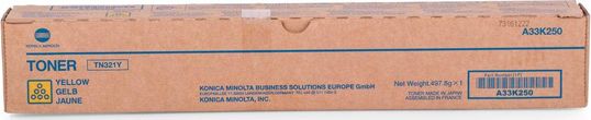 Toner Konica Minolta TN-321 Yellow Oryginał (A33K25G)