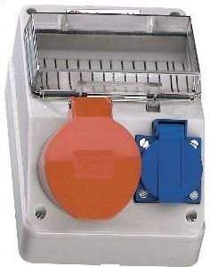 Polam Nakło Zestaw zasilający 40A gniazdo 32A 3P+N+Z,10/16A 2P+Z 6265-130