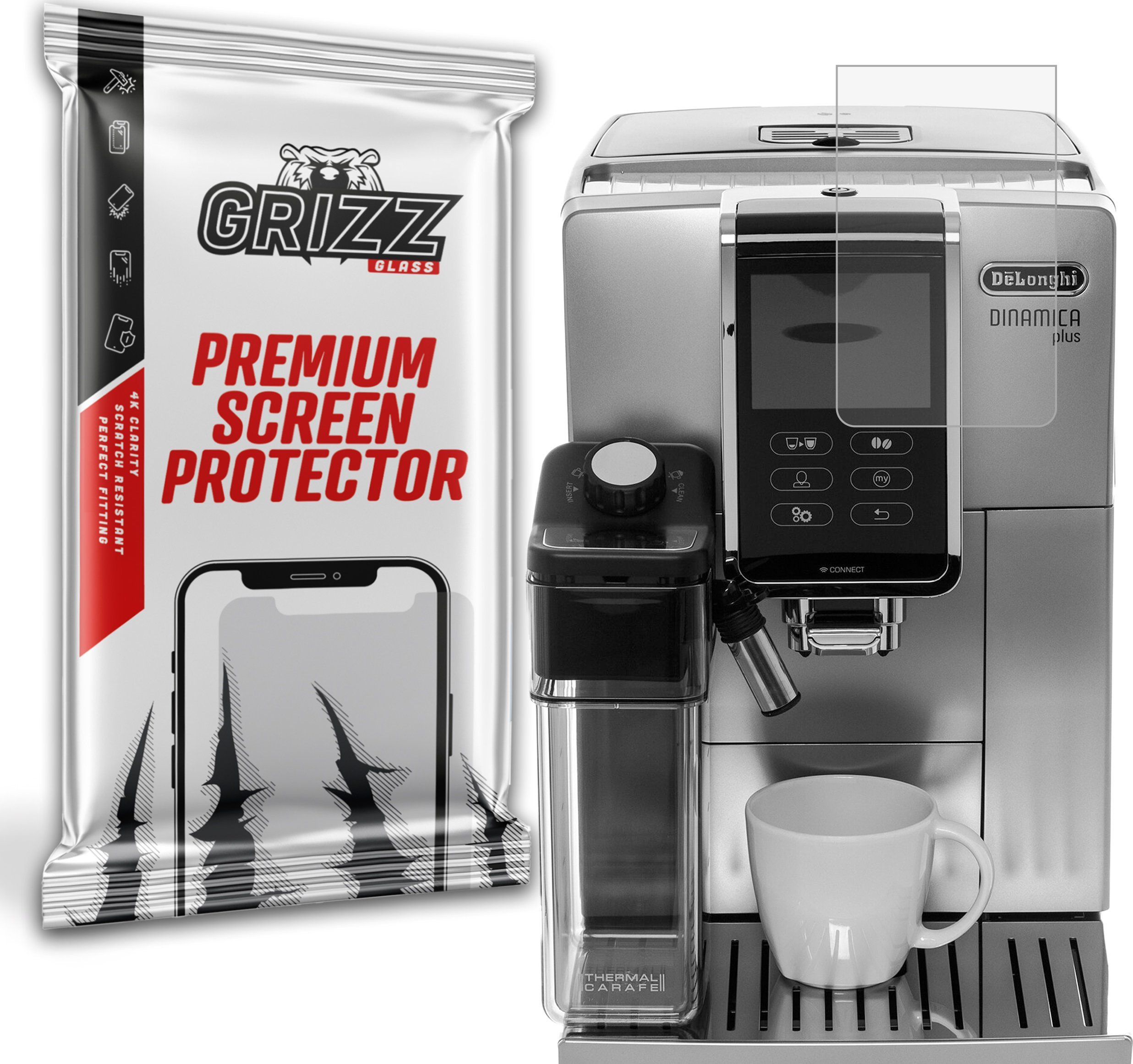 GrizzGlass Folia matowa GrizzGlass PaperScreen do DeLonghi ECAM 370.95.T 1450