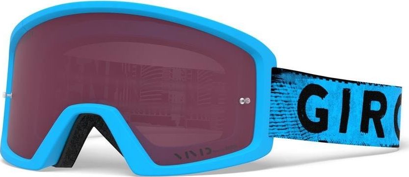 Giro Gogle GIRO BLOK MTB blue hypnotic (Szyba Niebieka Lutrzana VIVID-Carl Zeiss TRAIL + Szyba Przeźroczysta 99% S0)