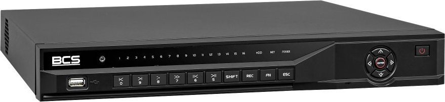 Rejestrator BCS Rejestrator IP 16 kanałowy BCS-L-NVR1602-A-4K-16P-AI LINE wbudowane funkcje inteligentne