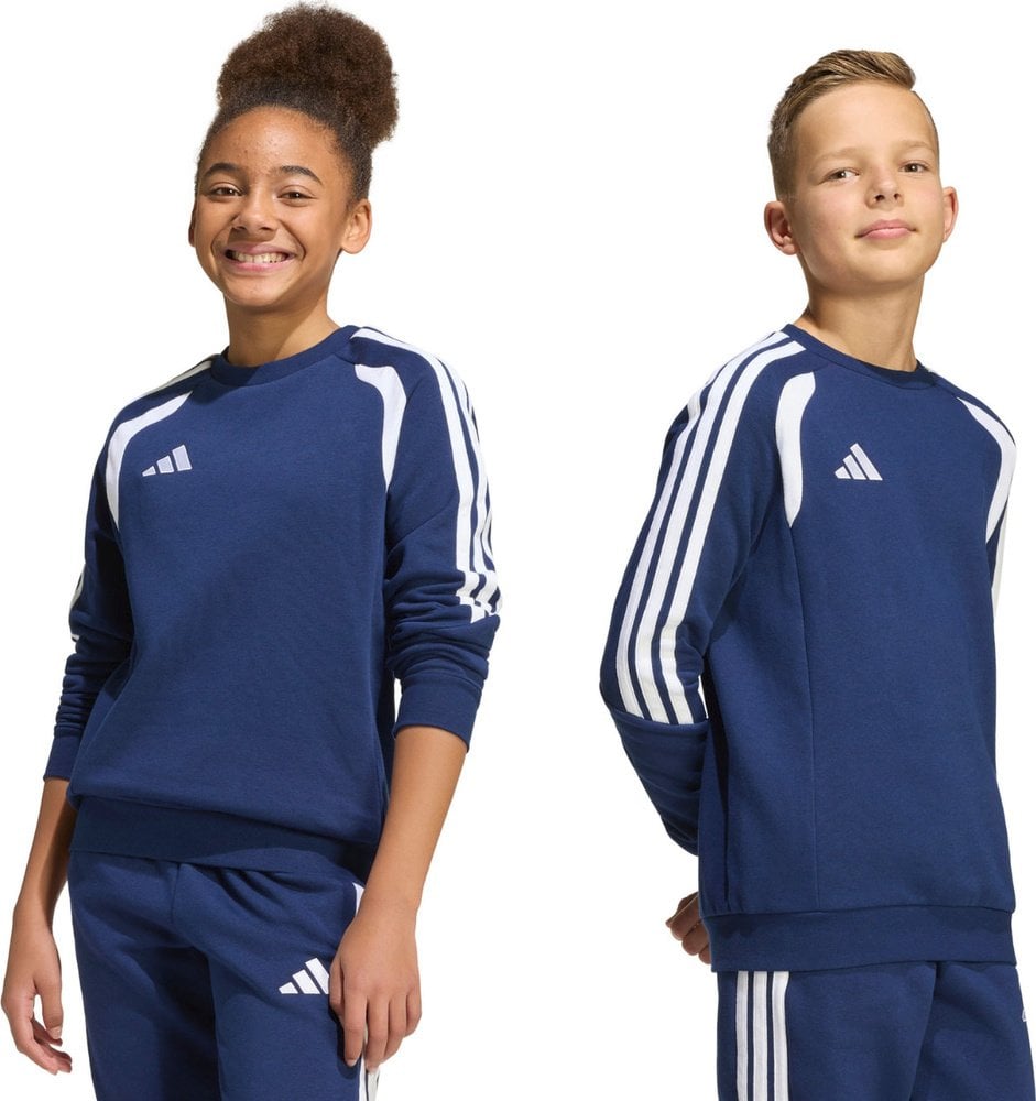 Bluza dla dzieci adidas Tiro 26 League Sweat Crew granatowa KF5821 128cm