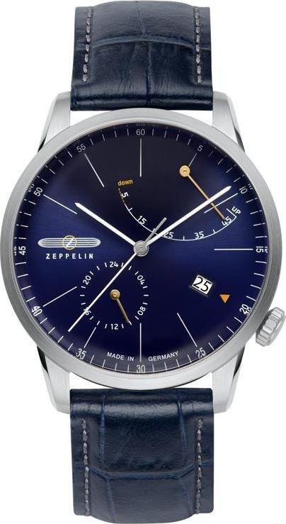 Zegarek Zeppelin Flatline 7366-3 Automatik Granatowy (259132)