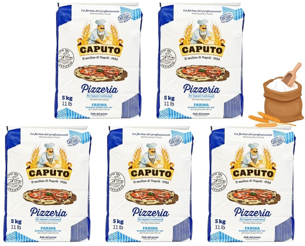 Mąka do pizzy Pizzeria 5x5kg - Caputo