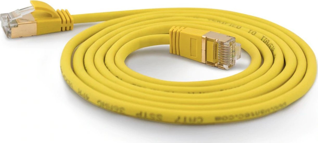 Wantec Wantec wW Patch CableCat.7 RohCable extra thin (plug CAT6A) SSTP yellow 2,0m (7175)