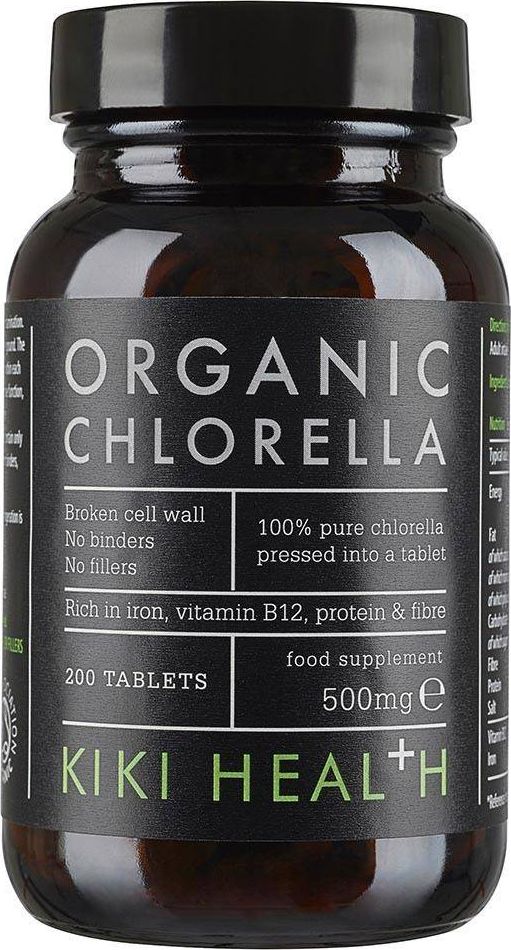 KIKI Health KIKI Health - Chlorella, Organic, 500mg, 200 tabletek