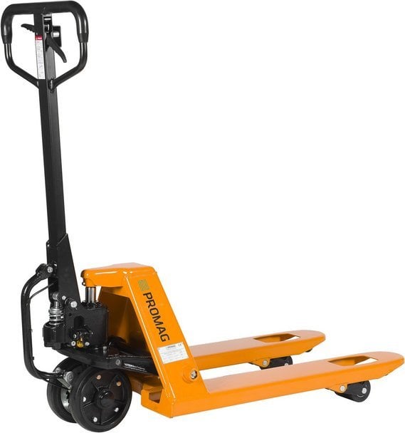 КиКо WÓZEK PALETOWY 2500kg PR2500 G/P 800 Z MECHANIZMEM WSPOMAGAJĄCYM RUSZANIE