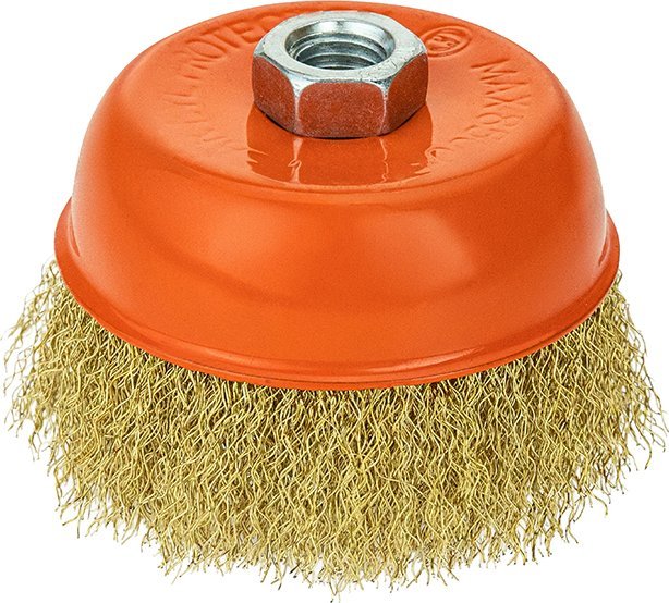 Blow 67-102# Druciana szczotka mosiężna 4" m14