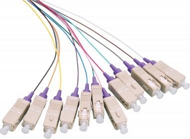 Fiber Pigtail Set 12x SC OM4