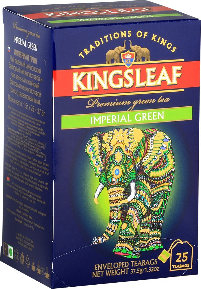 Kingsleaf Herbata zielona Imperial Green 25 kopert