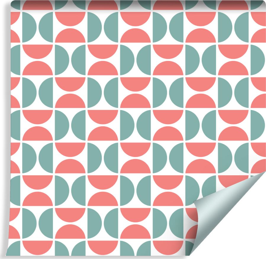 Muralo Tapeta Kolorowy Abstrakcyjny Wzór Geometryczny