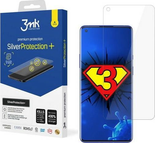 3MK 3MK Silver Protect+ OnePlus 8 Folia Antymikrobowa montowana na mokro