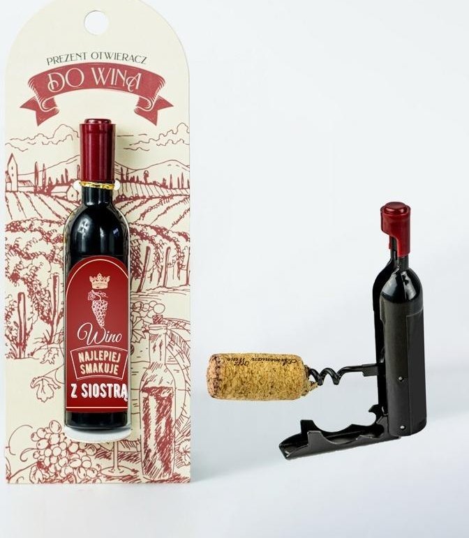 Otwieracz do wina korkociąg - Wino najlepiej...