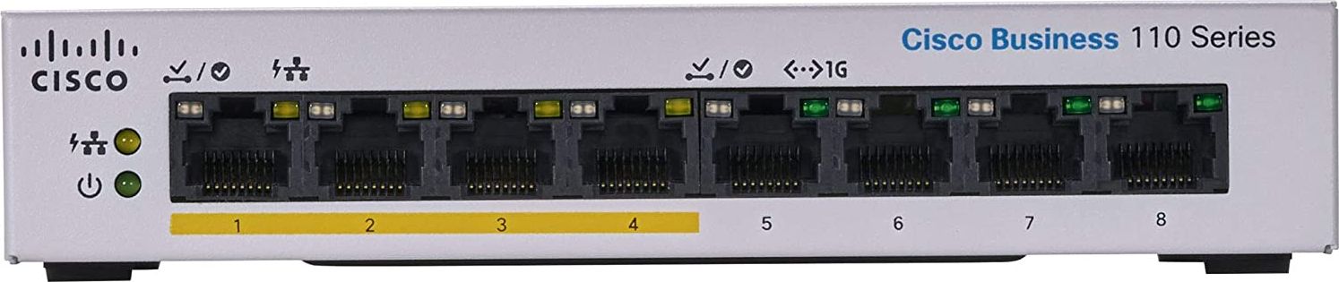 Switch Cisco CBS110-8PP-D-EU