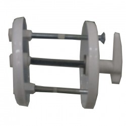 Blokada drzwiowa WC malowana biała 1szt.