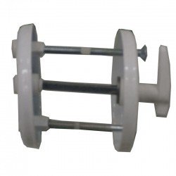 Blokada drzwiowa WC malowana biała 1szt.