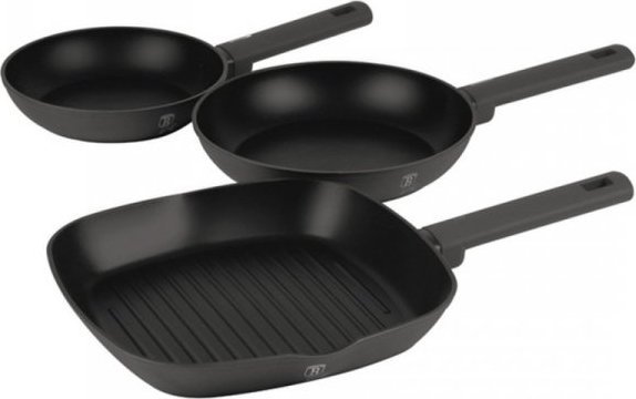 Patelnia Berlinger Haus zestaw Tytanowa 20 24 28cm