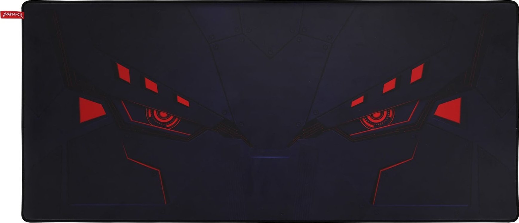 Podkładka Marvo Podkładka pod mysz, MONKA Loop, do gry, czarno-czerwona, 900 x 400 x 4 mm, Marvo