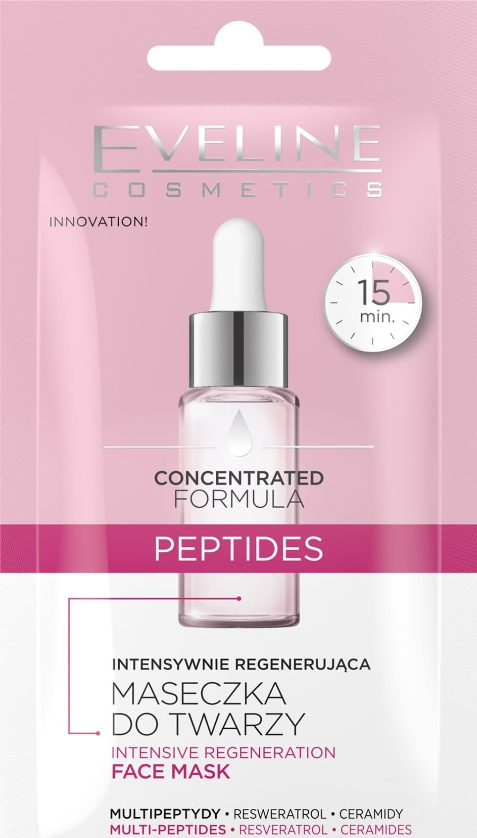 Eveline EVELINE Maska 8 ml SKONCE FORMUŁA Peptides