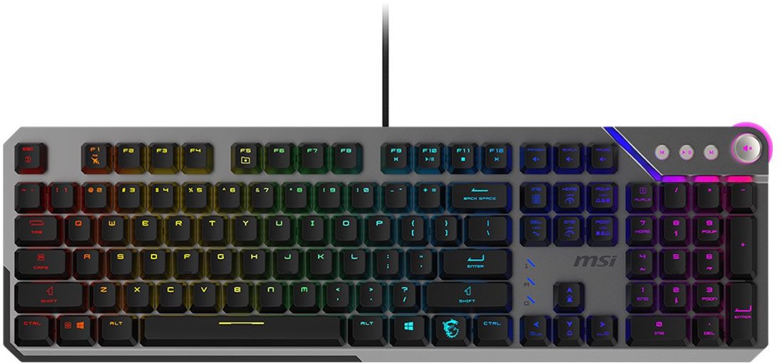 MSI STRIKE 600 Silent Gaming Keyboard, verkabelt