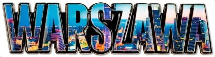 Pan Dragon Magnes I love Poland Warszawa ILP-MAG-C-WAR-12