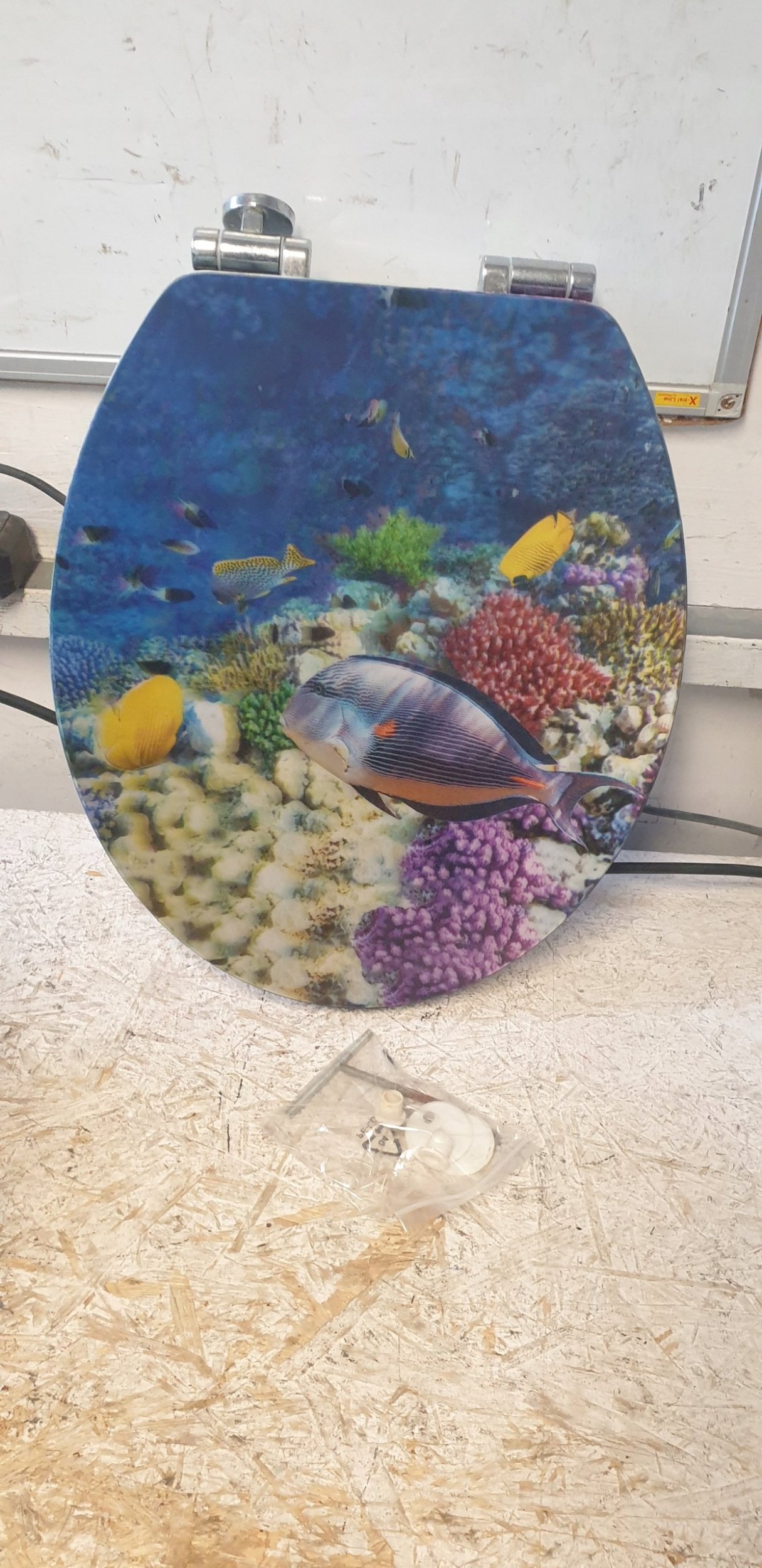 Deska bidetowa Wenko Deska sedesowa FISH, MDF, WENKO