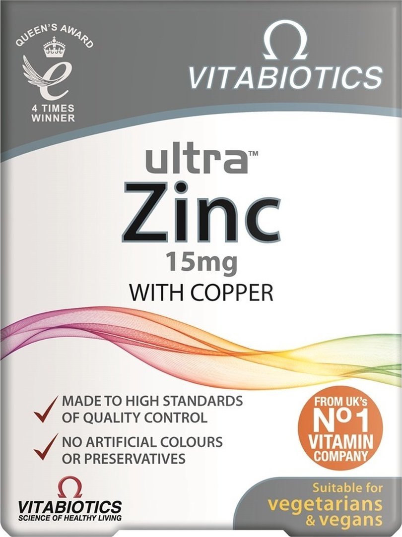 VITABIOTICS_Ultra Zinc suplement diety 60 tabletek