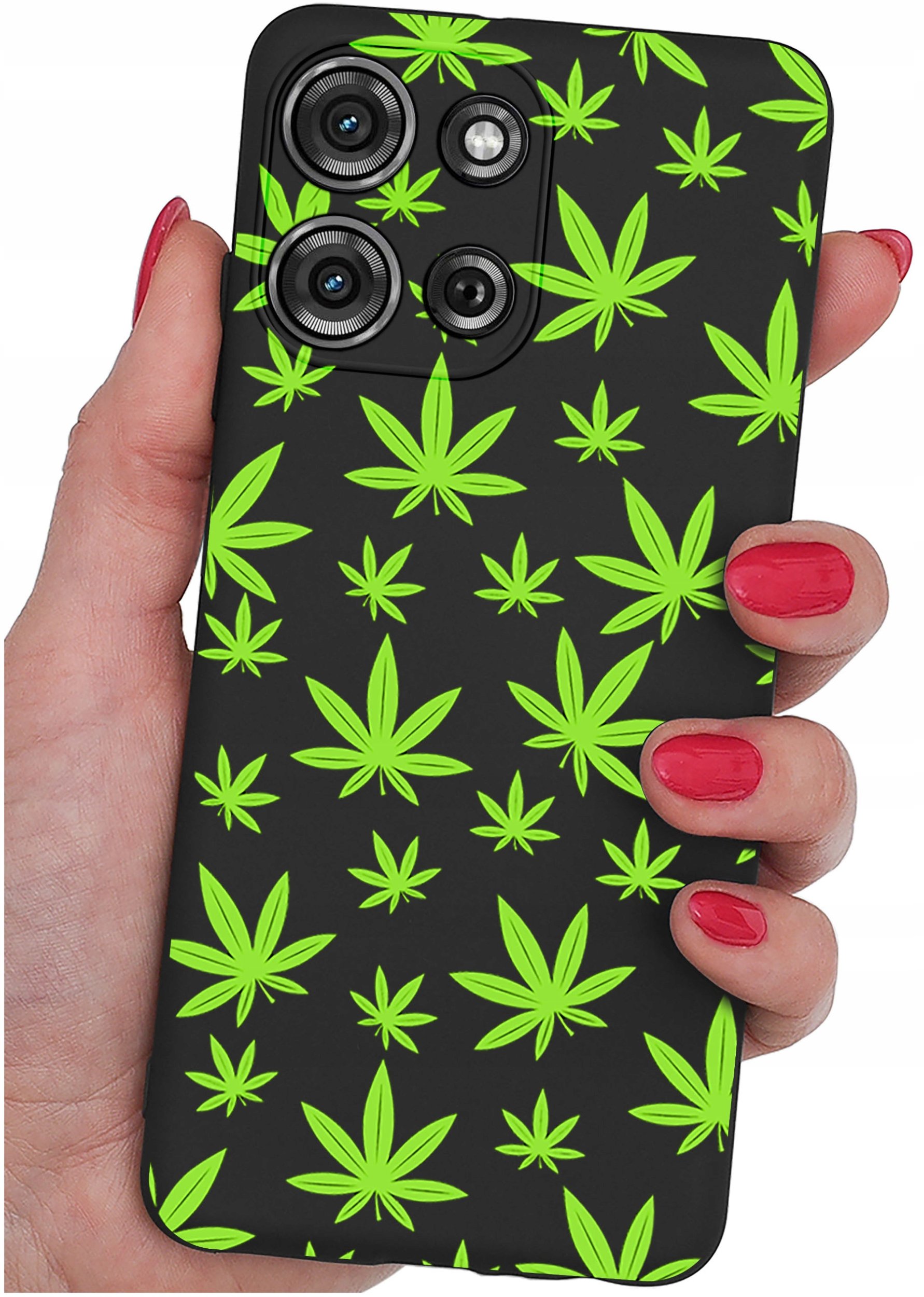 Etui do Motorola G75 5G | WZORY | SILIKONOWE MATT SZKŁO 9H